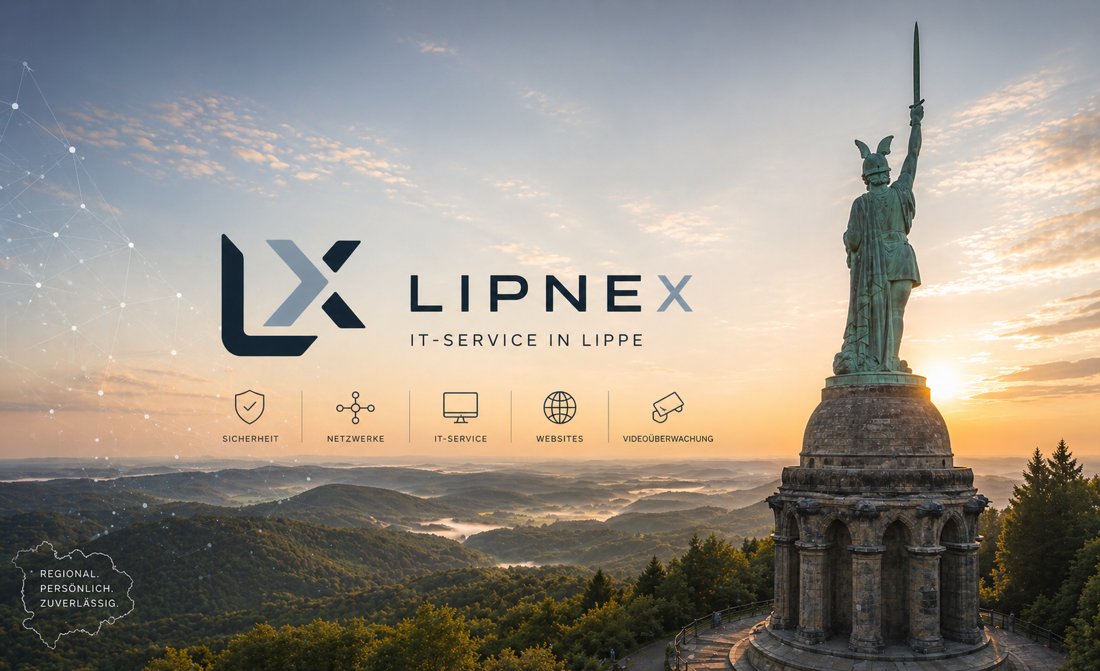 lipnex IT-Service in Lippe mit regionalem Motiv